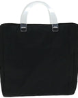 PRD Hand Bag Nylon Black Auth fm3213