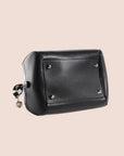 CHRISTIAN D1OR 2004 BLACK LEATHER GAMBLER DICE BOWLER BAG