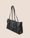 CHRISTIAN D1OR 2002 BLACK STREET CHIC BOXY SHOULDER BAG