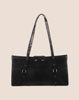 CHRISTIAN D1OR 2002 BLACK STREET CHIC BOXY SHOULDER BAG
