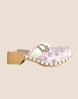 CHRISTIAN D1OR 2004 CHERRY BLOSSOM CLOG MULES