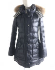 BBERRY Blue Label Hooded Down Coat, Black
