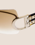 CHRISTIAN D1OR BROWN CLEAR AIRSPEED 1 SUNGLASSES