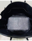 HMS Birkin 35 Black Hand Bag