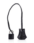 HMS Special Order HSS Birkin 35 Bag Black & Violet Porosus Crocodile with Palladium Hardware