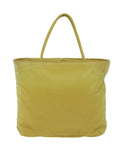 PRD Hand Bag Nylon Yellow Auth hk1317