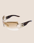 CHRISTIAN D1OR BROWN CLEAR AIRSPEED 1 SUNGLASSES