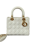 Cannage Lady D1OR Medium White GHW