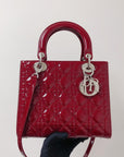 Cannage Lady D1OR Medium in Patent Red with SHW