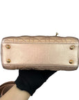 Cannage Lambskin Small Lady D1OR Rose Gold GHW