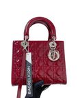 Cannage Lady D1OR Medium in Patent Red with SHW