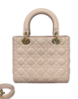 Cannage Lady D1OR Medium Light Pink GHW