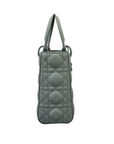 Cannage Lambskin Small Lady D1OR Small Grey