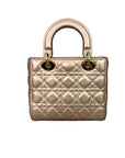 Cannage Lambskin Small Lady D1OR Rose Gold GJW