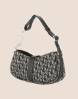 CHRISTIAN D1OR 2004 NAVY D RING SHOULDER BAG