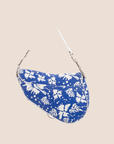 CHRISTIAN D1OR 2004 SURF CHICK FLORAL SADDLE BAG