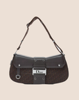 CHRISTIAN D1OR BROWN STREET CHIC COLUMBUS SHOULDER BAG