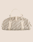CHRISTIAN D1OR 2005 D1ORISSIMO FLORAL EMBROIDERED TROTTER BAG