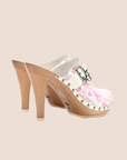CHRISTIAN D1OR 2005 GIRLY CHERRY BLOSSOM STUDDED MULES