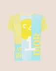 CHRISTIAN D1OR 2005 MULTICOLOR PRINTED T-SHIRT