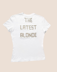 CHRISTIAN D1OR "J'ADORE D1OR" METAL LOGO T-SHIRT