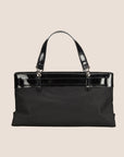 CHRISTIAN D1OR BLACK NYLON BELTED EVERYDAY BAG