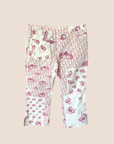 CHRISTIAN D1OR 2005 PINK CHERRY BLOSSOM PRINT CROPPED PANTS