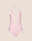 CHRISTIAN D1OR 2004 D1ORISSIMO PINK FLOWER SWIMSUIT