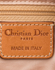 CHRISTIAN D1OR BROWN TROTTER ROMANTIQUE MINI BARREL BAG