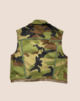 CHRISTIAN D1OR 2000s CAMOUFLAGE PRINT SLEEVELESS VEST