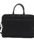 BBERRY Black label Hand Bag Nylon 2way Black Auth ki3666