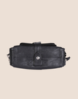 CHRISTIAN D1OR BLACK LEATHER FLIGHT BAG