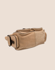 CHRISTIAN D1OR 2005 BROWN SUEDE STREET CHIC MULTIPOCKET SHOULDER BAG