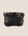 CHRISTIAN D1OR 2004 BLACK LEATHER MINI GAUCHO BAG