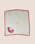 CHRISTIAN D1OR BEIGE OBLIQUE SILK SCARF