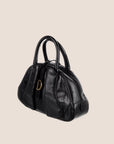 CHRISTIAN D1OR BLACK RAINDROP MINI DOUBLE SADDLE BAG
