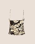 CHRISTIAN D1OR 2001 DOMINO SILK CAMISOLE TOP
