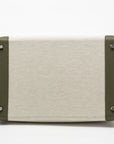 HMS Vert Veronese/Beige Canvas and Leather Palladium Finish HAC Birkin 40 Bag
