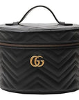(WMNS) GCCI SS21 GG MarmontHandholdBagMakeup Bag Black 609340-DTDCT-1000