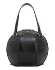 (WMNS) GCCI Unisex Leather Enamel Logo Handbag Black 536110-0PL0T-1000