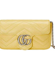 (WMNS) GCCI Marmont Mini-Sized Single-Shoulder Bag Yellow 476433-DTDCP-7412