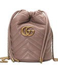 (WMNS) GCCI GG Marmont Mini Shoulder Bag Gray 575163-DTDRT-5729