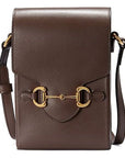 (WMNS) GCCI Button1955 SeriesClutch Single Shoulder Bag mini Brown 625615-0YK0G-2528