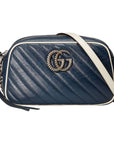 (WMNS) GCCI Marmont Small-Sized BackBag Blue 447632-0OLFN-4186