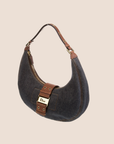CHRISTIAN D1OR 2003 DENIM STREET CHIC HALF MOON BAG