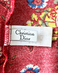 CHRISTIAN D1OR 2002 RED BANDANA MINI DRESS