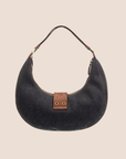 CHRISTIAN D1OR 2003 DENIM STREET CHIC HALF MOON BAG