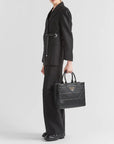 Medium leather PRD Symbole bag with topstitching