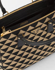 Medium PRD Symbole embroidered fabric bag