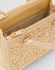 PRD Galleria satin mini-bag with crystals